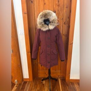 Canada Goose Rossclair Parka in Elderberry - SMALL